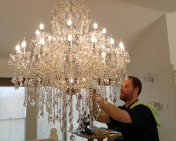 Chandelier Cleaning