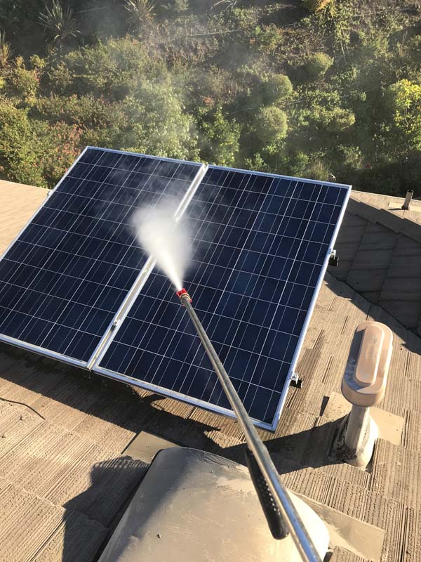 solar panel cleaning